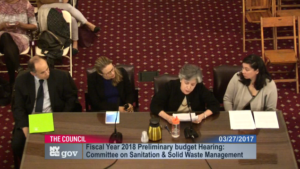 Jacquie Ottman testifying on how to align consumers with zero waste before the New York City Council