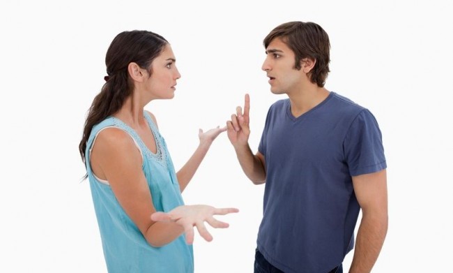 Fighting and disagreement with spouse 