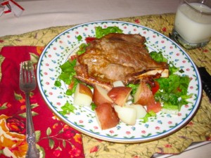 Duck sauce pork chop recipe