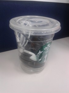 re-use starbucks cup