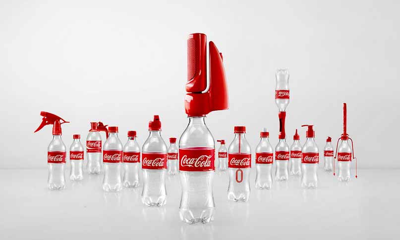 upcycle coke coca cola plastic bottles