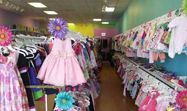 Thrift store shopping for kids image
