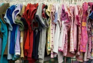 Image of thrift store clothes for kids