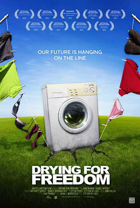 Drying for Freedom documentary poster about the clothesline