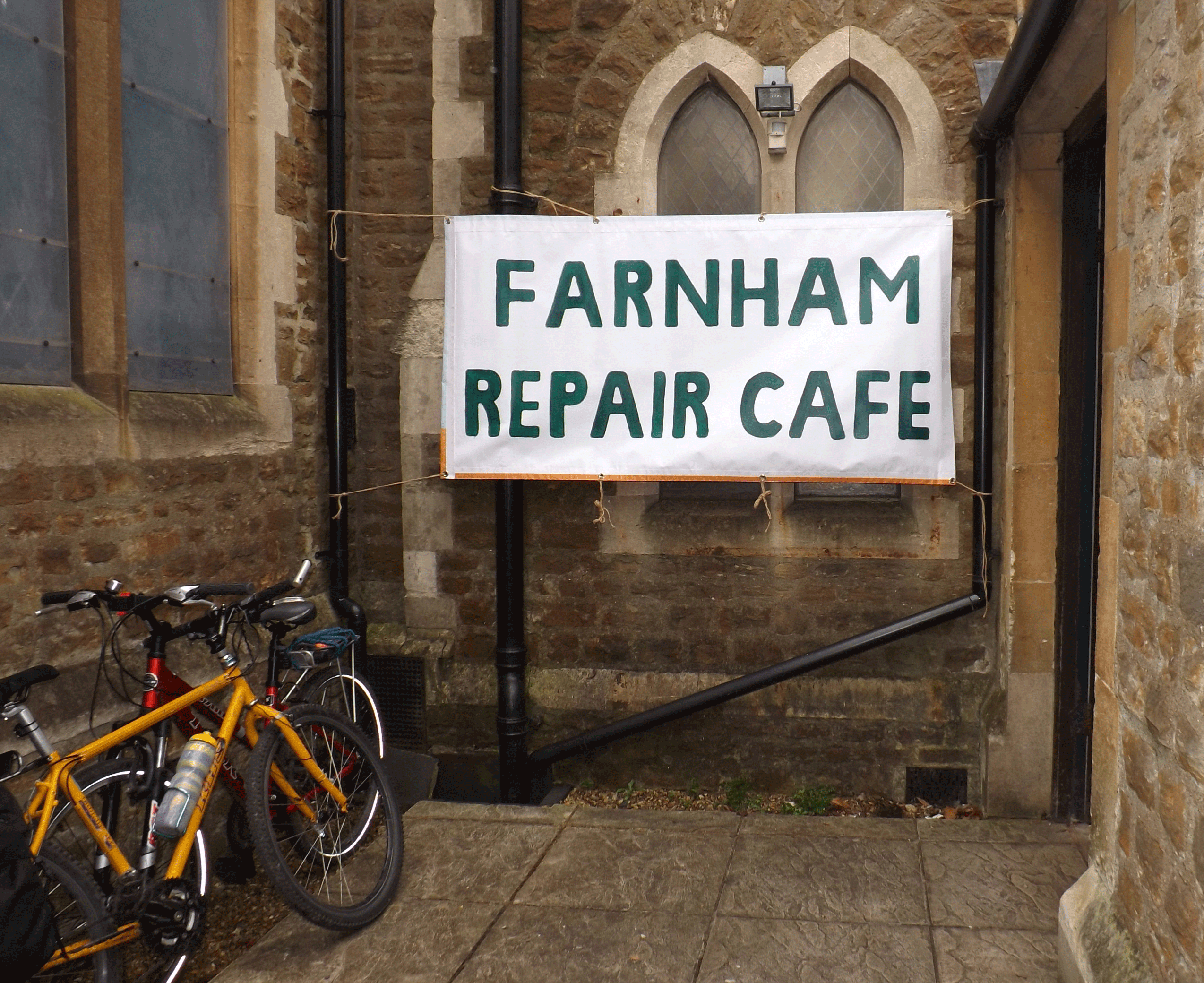 repair café sign