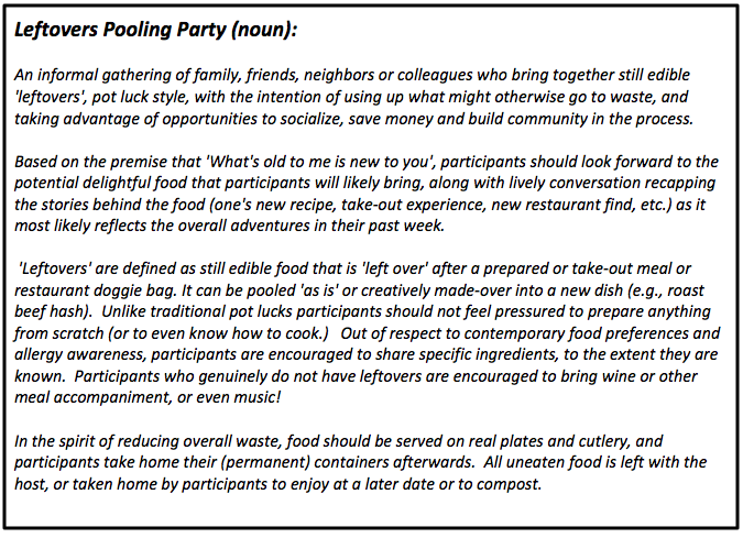 Leftovers Pooling Party definition