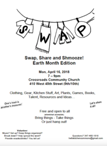 Swap Share Schmooze Hell's Kitchen NYC