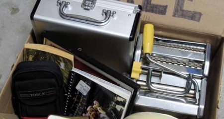 Box of loose free items to give away