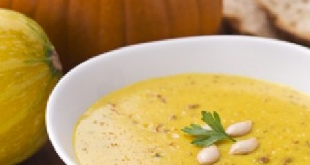 orange pumpkin puree