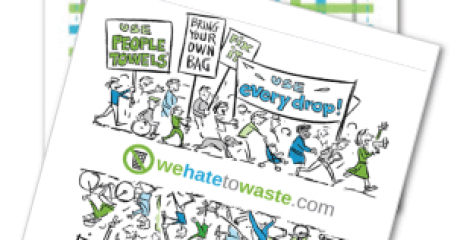 we hate to waste people towels