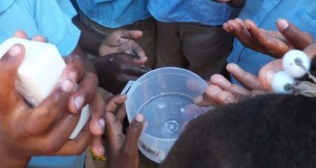 Washing Hands with Soap
