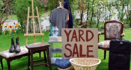 Yard Sale to Reduce Landfill Waste
